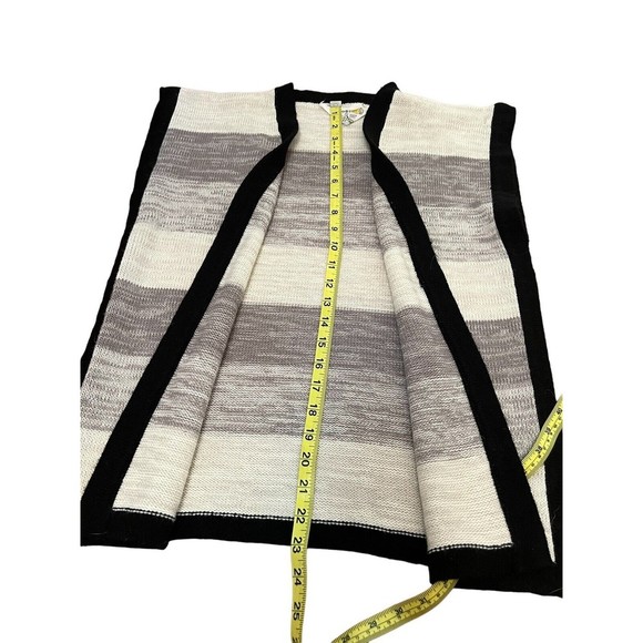 VTG Nortons Point 100% ACRYLIC Sweater Vest Beige/black / Gray Size Large - Picture 6 of 6